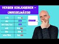 Verben Konjugieren Unregelmäßig Learn German Deutsch Lernen