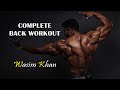 Complete Back Workout to Gain Size by Wasim Khan Indian Bodybuilder