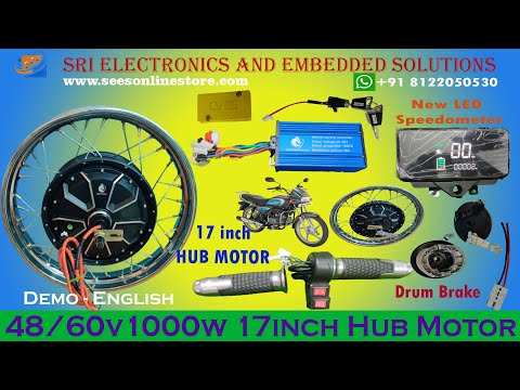 48/60v 1500w 16 inch Hub motor With 30A Controller -For Excel super -Drum brake- E-bike kit