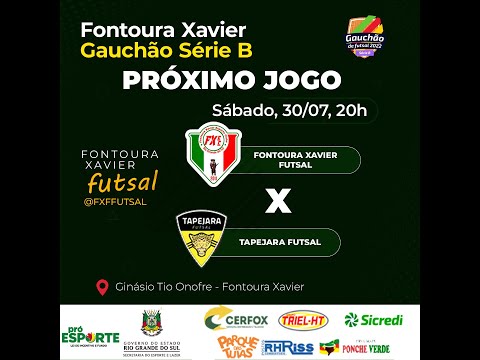 Fontoura Xavier Futsal x Tapejara Futsal - Gauchão Série B