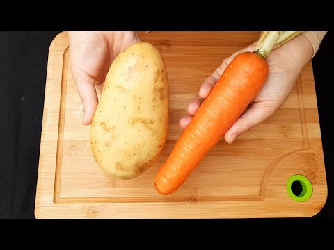 , title : 'Légumes Râpées ‼️ Prenez une Pomme de terre & Carotte et faites recette 🔝😋 Grated Vegetables Recipe'