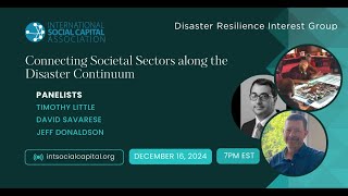 Connecting Societal Sectors along the Disaster Continuum