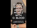 5 facts about people with O-negative blood - Canadian Blood Services