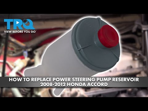 How to Replace Power Steering Pump Reservoir 2008-2012 Honda Accord