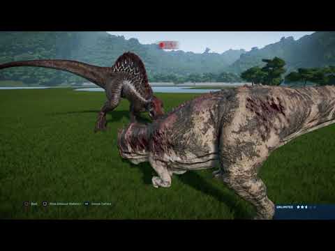 Jurassic World Evolution: All Carnivore battle royale (Part 1)
