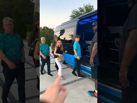 Jack Doherty Hides Behind His Security Guard