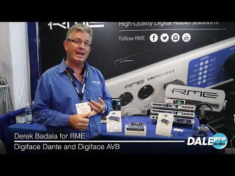Dale Pro Audio - RME Digiface Dante at AES 2018