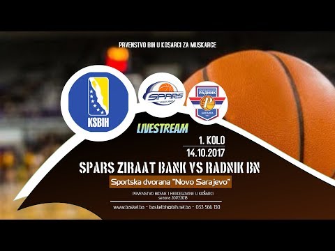 OKK Spars Zirrat Bank - KK Radnik BN Basket - 1 kolo - 2017/2018 - KSBIH
