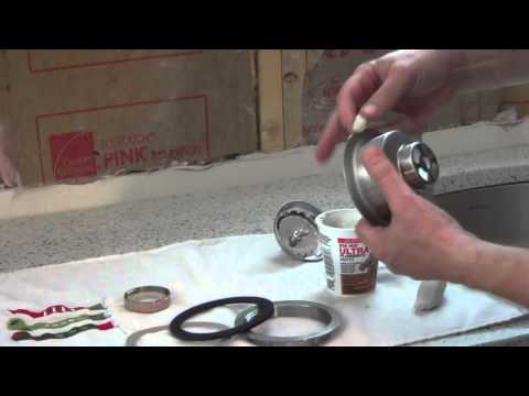 How to Install a Kitchen Sink Basket Strainer