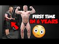 MY FIRST IN 6 YEARS OF GOING TO THE GYM & BODYBUILDING.