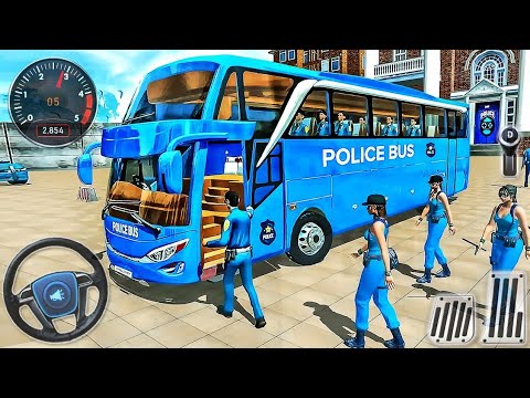Police Prison Transport Bus Simulator - Police Criminal Transport (Bus wali Game) Android Gameplay
