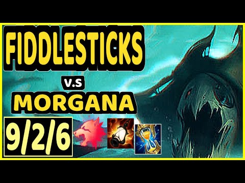 FIDDLESTICKS vs MORGANA - 9/2/6 KDA JUNGLE GAMEPLAY - EUW Ranked MASTER