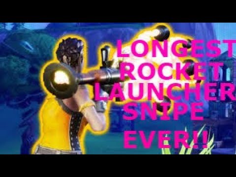 FORTNITE LONGEST ROCKET LAUNCHER SNIPE