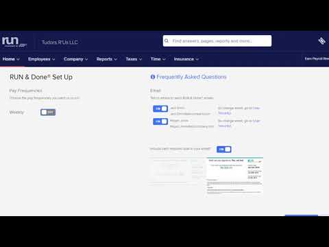 Payroll in RUN Powered by ADP®
