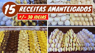 30 IDEIAS CRIATIVAS COM 15 RECEITAS ESPECIAIS DE BISCOITOS AMANTEIGADOS PARA FAZER E VENDER E LUCRAR