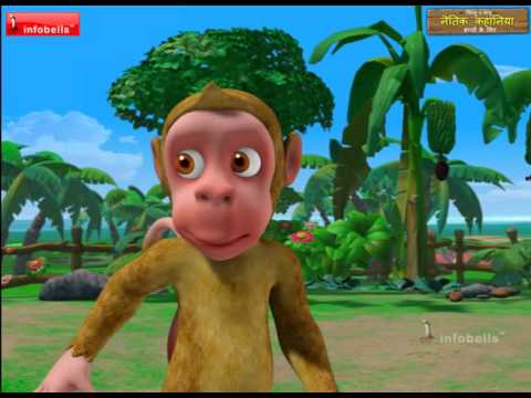 Monkey Menace Stories for Children in Hindi