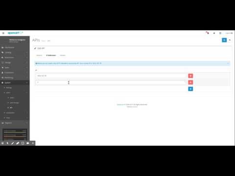 Fixing Warning: Your IP * is not allowed to access this API! in Opencart 2.0