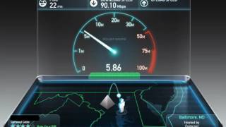 Comcast Performance Pro (75/5Mbps) Speed Test