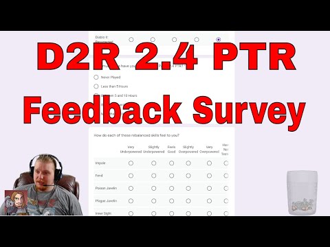 D2R 2.4 PTR Community Feedback Survey Hosted by (MrLlamaSC)