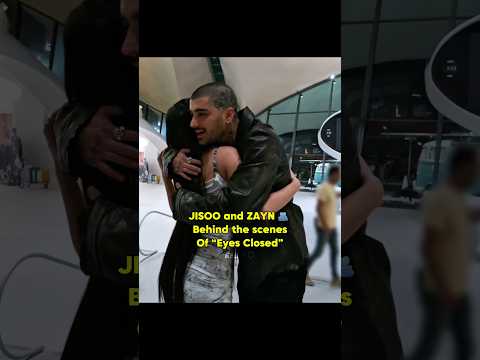 They look so cute and happy together😆💗 #EYESCLOSED#JISOO#ZAYN#blackpink#onedirection#trend#newsong