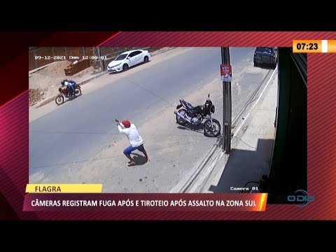 CaÌ‚meras registram fuga e tiroteio apoÌs assalto na zona sul 14 09 2021
