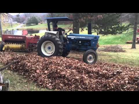 Leaf removal made easy!  New Holland style