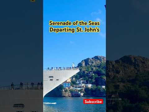 Thumbnail for RCCL World Cruise Serenade of the Seas Departing the Oldest Port in Canada