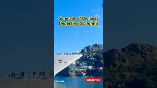 RCCL World Cruise Serenade of the Seas Departing the Oldest Port in Canada