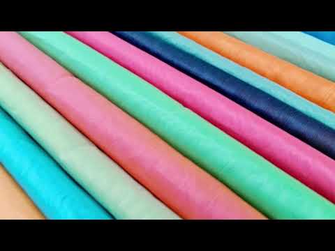 Cotton silk fabric all color avaliable