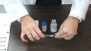 Reconstitution of a Powdered Medication