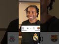 Real Madrid vs Barcelona 🤣 Real Madrid vs Barcelona 🤣