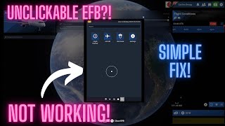 *EFB Not Working in MSFS 2024! Can't Click!* EASY FIX!