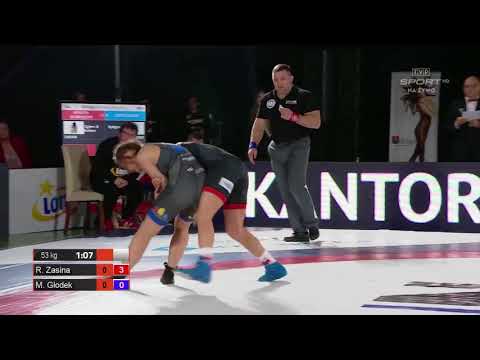 FW 53 kg: R. Zasina VS M. Głodek (1/9)