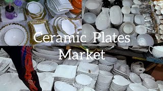CERAMIC Dinner Plates For Hotels And Regular Use || Best crookery wholesale market in Nigeria 🇳🇬