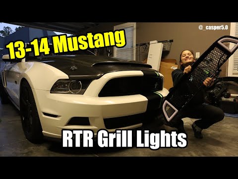 Installing - 2013-2014 Mustang RTR Grille LED Lights