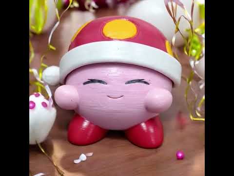 Kirby impreso en 3D y pintado a mano. #florida #impresion3d #uruguay #toys #kirby