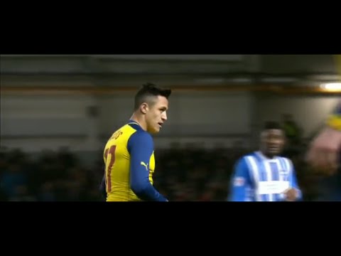 Alexis Sanchez show some great skills ● Brighton Hove vs Arsenal