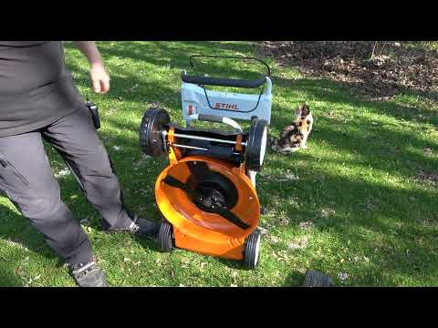 Stihl Akku-Rasenmäher, Mulch-Mäher RMA 2 RPV mit Vario-Antrieb ausführlich vorgestellt.