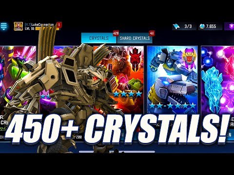 EPIC 450+ CRYSTAL OPENING! - Transformers: Forged To Fight