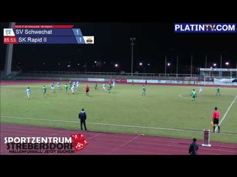 03.03.17 SV Schwechat - SK Rapid II - Highlight  (2. Halbzeit / 86:01) am 03.03.2017 21:11