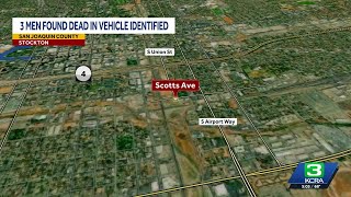 3 found dead in Stockton vehicle are identified