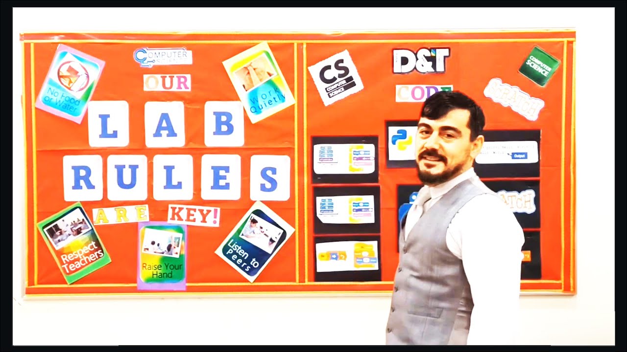 Decorate Your Computer Lab Boards