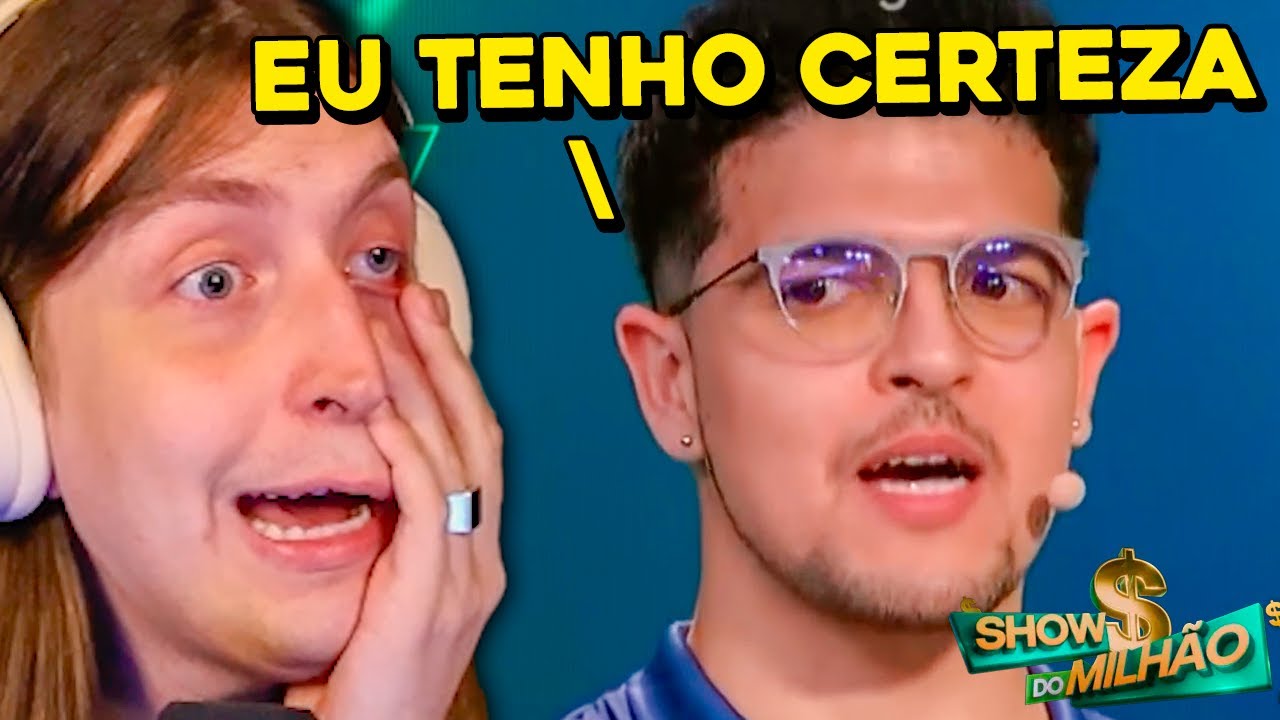 felca reagindo aos universitários mais burros do show do milhão