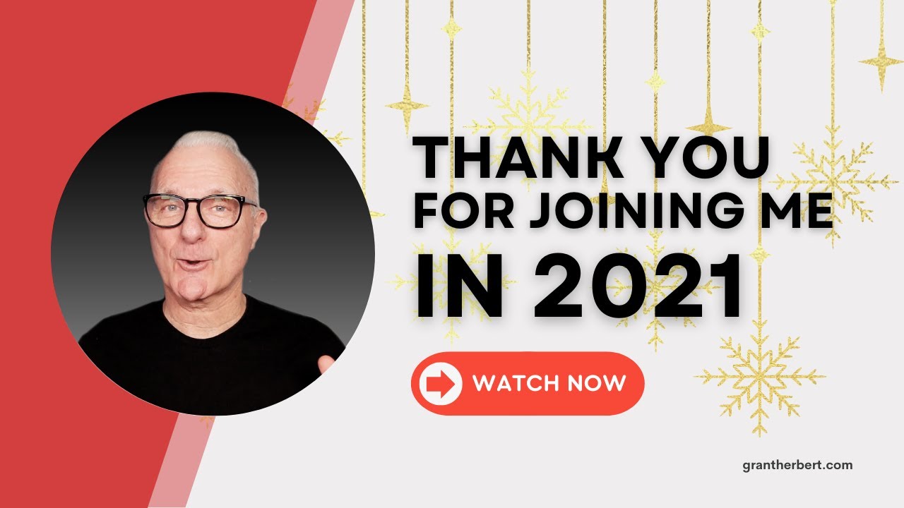 Thank You For Joining Me in 2021