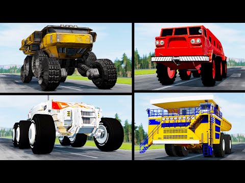 Belaz vs ZIL 167 vs Terra vs Baserunner - Who is better? - Beamng drive