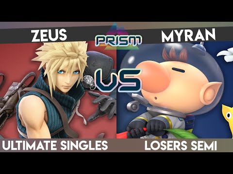 PRISM 198 - Zeus (Cloud) vs. Myran (Olimar) - Losers Semi - Smash Ultimate Singles