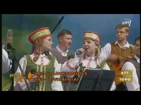 Visagino liaudiškos muzikos kapela „Linksmuolė“ - „Parašyk man laiškelį“