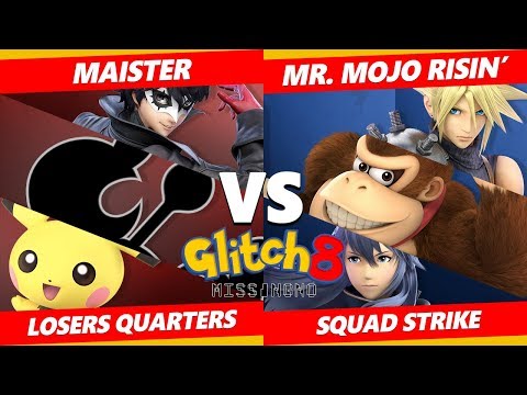 Glitch 8 SSBU - Maister Vs. Mr Mojo Risin' - Smash Ultimate Squad Strike Losers Quarters