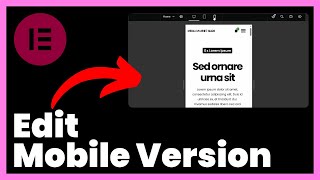 How to Edit Mobile Version of WordPress Site in Elementor