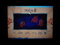Mulan 2 Menu 2013